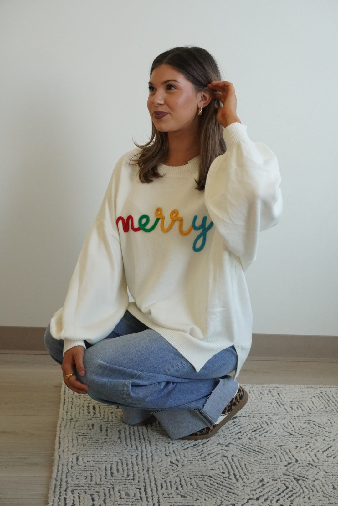 Merry Embroidered Sweater